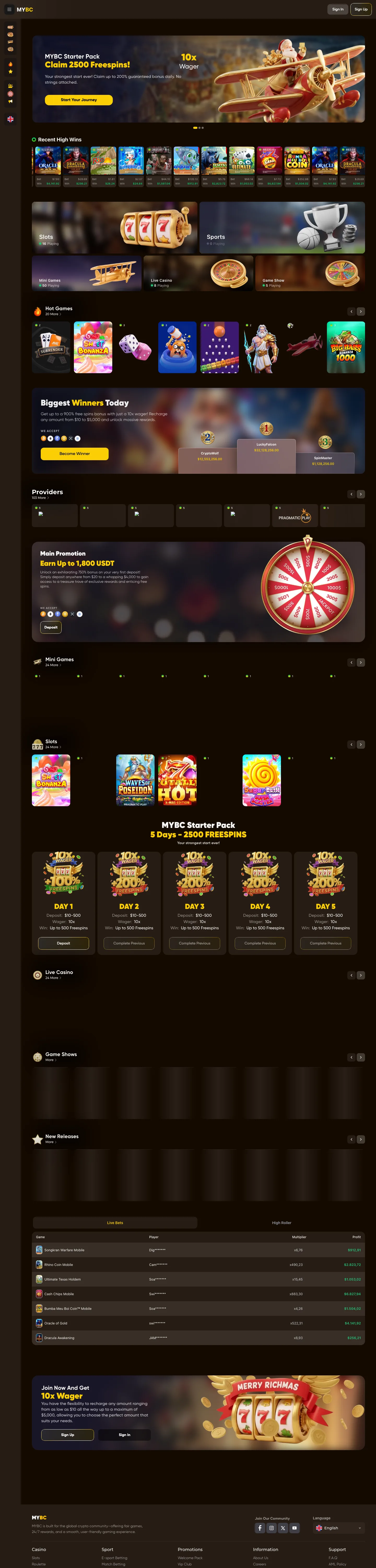 The old MYBC home page on desktop, built on a bright yellow brand colour