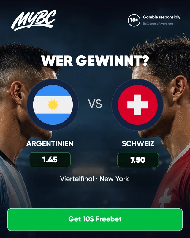 Automato Meta ad in German — Argentinien vs Schweiz head-to-head with odds